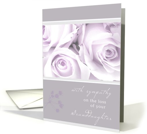 with sympathy on the loss of your Granddaughter elegant... (667156)
