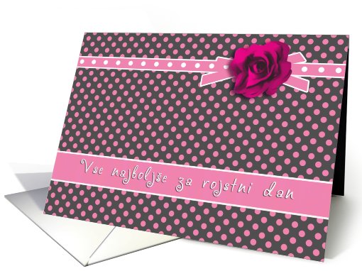 Vse najbolje za rojstni dan slovenian happy birthday pink... (668183)