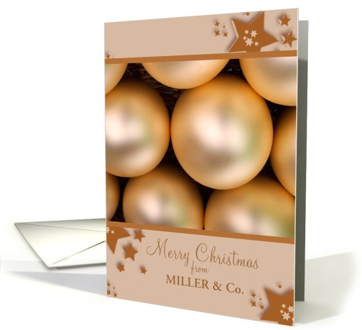Christmas custom personalized business card, silver glass... (691446)