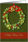 Nollaig Shona Duit, irish merry christmas card, wreath card