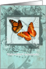 Vechno nejlep k narozeninm,czech happy birthday,butterflies and swirls card