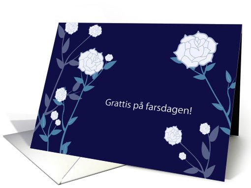 grattis pa farsdagen, happy father's day in swedish, white... (795702)