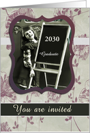 You are invited, Custom Date, High School Equivalency Diploma card