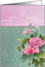 diolch yn fawr, thank you in Welsh, peonies card
