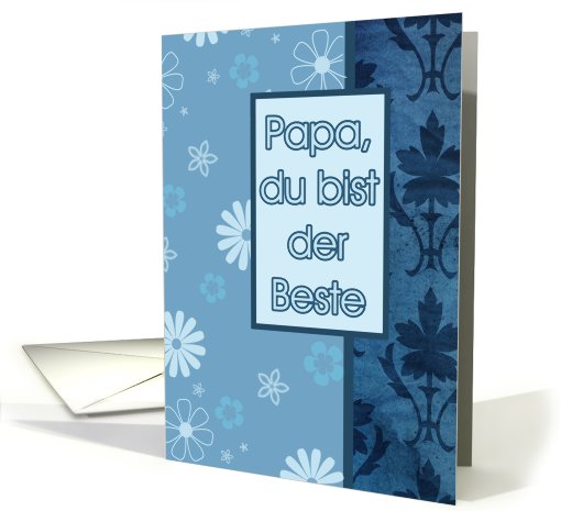 papa,du bist der Beste, German happy father's day card,... (820465)