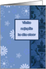 Vetko najlepie ku dňu otcov, Slovak happy father’s day card, floral ornaments card