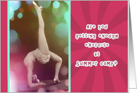 thinking of you, kid at summer camp, letters from home, exercise card