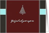 Merry Christmas & happy new year in Swedish, god jul card
