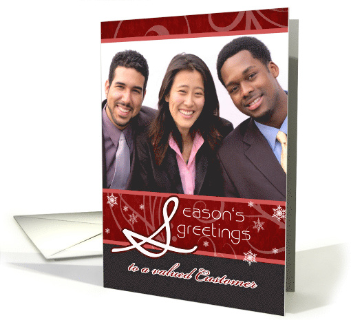 Season's Greetings to Valued Customer Business Christmas... (867287)