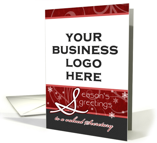 Season's Greetings to Valued Secretary Business Christmas... (867918)
