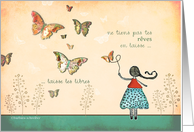 Vivre Ses Rves Living Your Dreams in French Motivational card