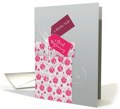 Merry Christmas & Happy New Year in Scots, ornaments card (884436)