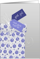 Merry Christmas & Happy New Year in Swedish, ornaments card