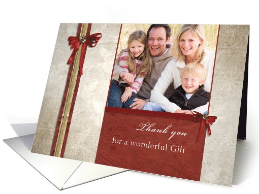 Thank you for a wonderful Christmas gift, photo card,... (889064)