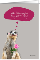 Happy Valentine’s Day ..., customizable love & romance card, card