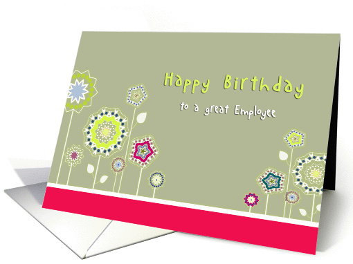 Happy Birthday to a great Employee, Business birthday... (890919)