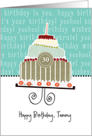 Happy birthday, Tammy, customizable birthday card (name & age) card