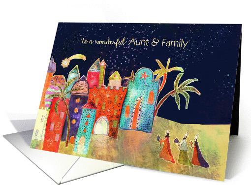Merry Christmas to my aunt & family, three wise men,... (950127)