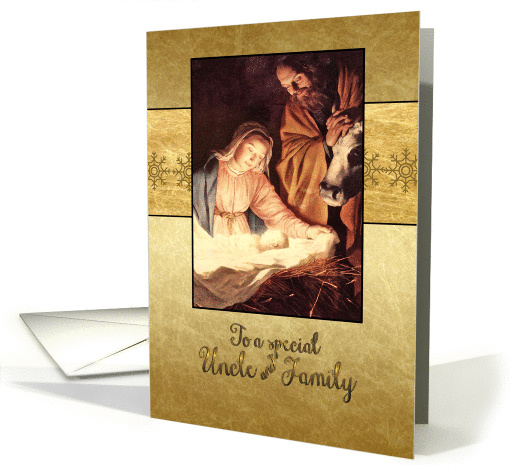 Merry Christmas to my uncle & family, scripture, nativity,... (996893)