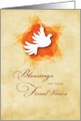 Final Solemn Vows Nun Blessings Holy Spirit card