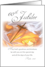 60th Jubilee Religious Life Nun Cross Candle card