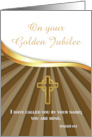 Golden Jubilee of Religious Life 50 Year Anniversary Nun Tan Brown card