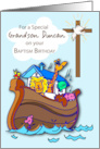 Custom Grandson Duncan Baptism Birthday card
