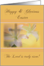 Happy and Glorious Easter card