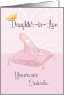 Daughter In Law Fairy Tale Cinderella Birthday card