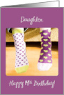 Daughter 14th Birthday Crazy Socks card