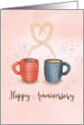 Our Anniversary and Coffee the Perfect Blend card