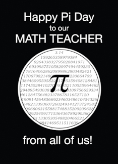 Pi Day to Math...
