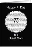 Pi Day to Son Black...