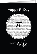 Pi Day to Wife Black...