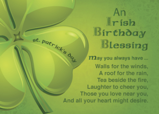 Irish Birthday...