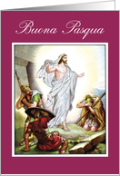Italian Christian Easter Jesus Resurrection Buona Pasqua Religious card