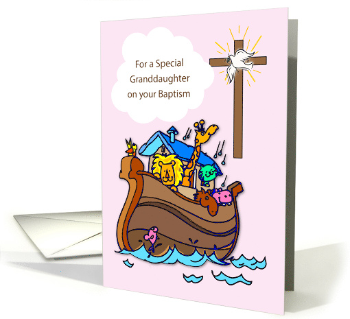 Granddaughter Baptism Congratulation Noahs Ark with... (1056989)