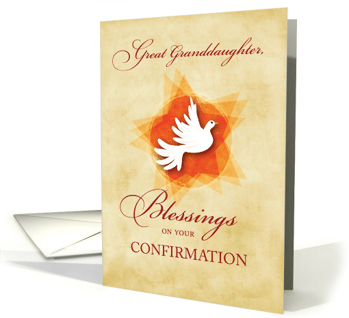 Great Granddaughter Confirmation Congratulations and... (1059003)