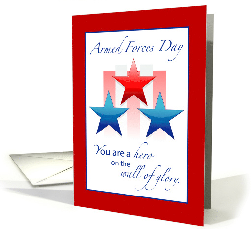 Armed Forces Day Hero on Wall of Glory card (1074864)