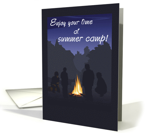 Summer Camp Campfire Thinking of You card (1135804)