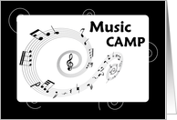 Music Camp Black and...