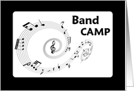 Band Camp Music Notes Thinking of You card