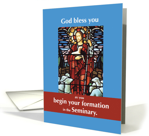 Good Shepherd Seminarian Good Luck card (1140322)