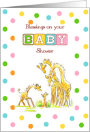 Baby Shower Giraffe...