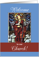 Welcome To Our Church Good Shepherd card