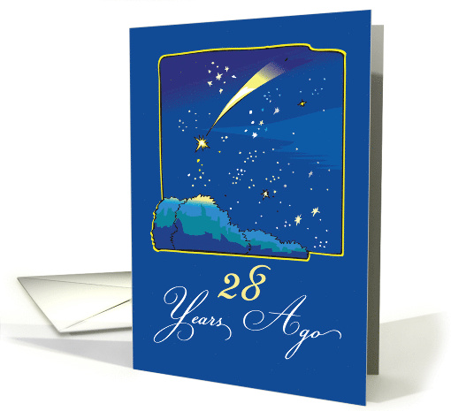 Adoption Anniversary 28 Years Night Sky with Adopted... (1219400)