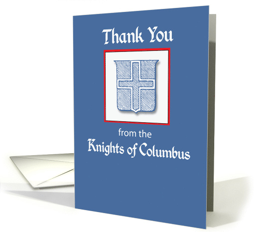 Knights of Columbus Thank You for Donation card (1247708)