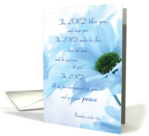 Lord Bless and Keep You Religious Thinking of You card (1250982)