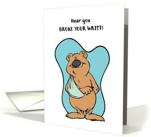 Broken Wrist Bear card (1257674)