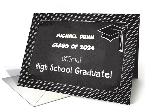 Custom Name and Date 2024 Graduation Congratulations... (1260438)